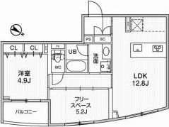 GranDuo中目黒4の間取り画像