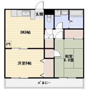 ヴァイオレットパートⅡの間取り画像