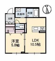 ソルコリーヌの間取り画像