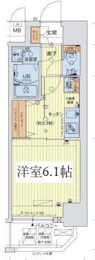 セオリー神戸アクアグルーブの間取り画像
