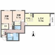 ベレオガーデンズ福富西の間取り画像