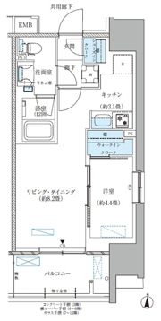 パークアクシス西大島コンフォートスクエアの間取り画像