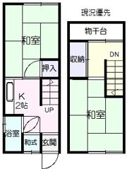 高橋アパートの間取り画像