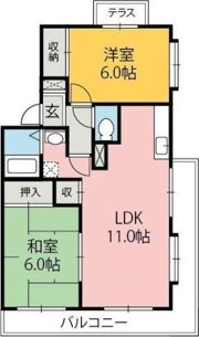 井上マンションの間取り画像