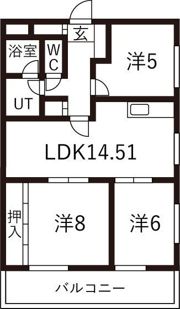 ユニーブル原央の間取り画像