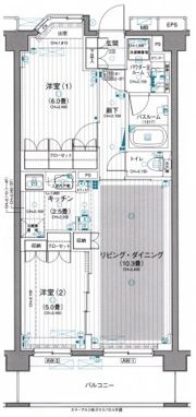パレステージ青井ナチュラコートの間取り画像