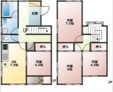 MINCA(月ヶ岡)の間取り画像