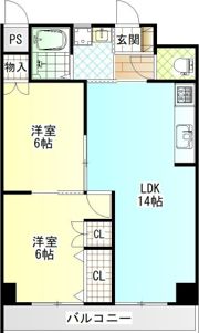 オリーブ飯泉の間取り画像