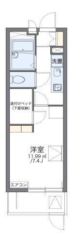 レオパレス夢Townの間取り画像
