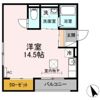 レセンテSFK A棟の間取り画像