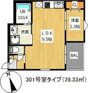 R-smart椥辻の間取り画像