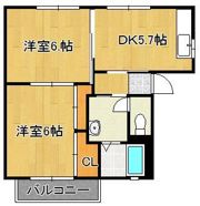 コムハウス壱番館（星ヶ丘）の間取り画像