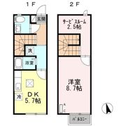 キューブの間取り画像