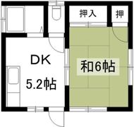 マキタ荘の間取り画像
