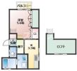 塩鶴町2丁目 1SKの間取り画像