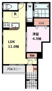希望ヶ丘ハイムの間取り画像