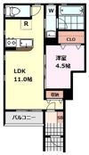 希望ヶ丘ハイムの間取り画像