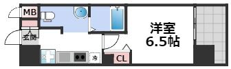 アスリート本町リバーウエストの間取り画像