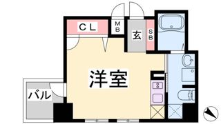 アドバンス三宮Ⅳルシールの間取り画像