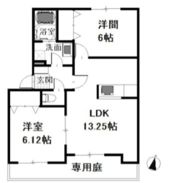 ウエスト・ベルジュの間取り画像