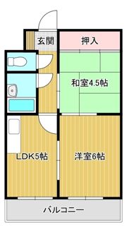ブリリアンマンションの間取り画像