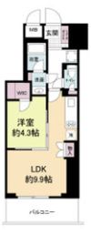 ルネフラッツ谷町四丁目の間取り画像