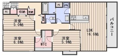 Hill Top津島の間取り画像