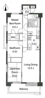 多摩川パークホームズの間取り画像