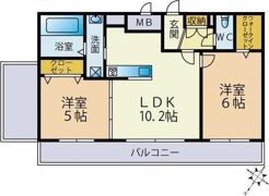 アトラス恵庭の間取り画像