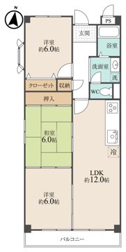 ベルヴィ本山中町の間取り画像