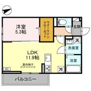 フェリーチェTAKASAKI Ⅱの間取り画像