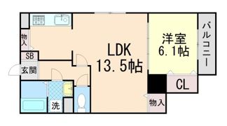 グレースヒルズ刀根山の間取り画像