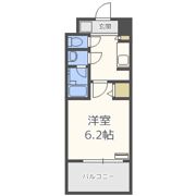 スプランディッド難波Ⅱの間取り画像