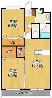 チェリーコート赤坂の間取り画像