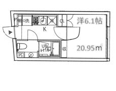 クーカイ・テラス祐天寺の間取り画像