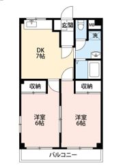 サンシティイワキの間取り画像