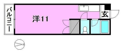 サンハイツ道後の間取り画像