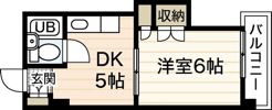 サンハイムうえだの間取り画像