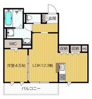 カリーナゲートの間取り画像