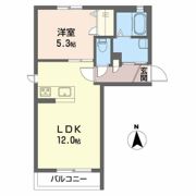 シューハイツ福富の間取り画像