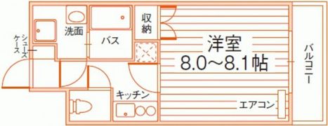 ルラシオン岡山奉還町の間取り画像