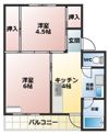 MSハイツの間取り画像