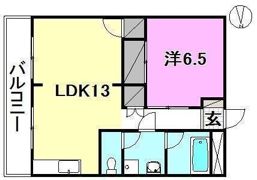 イーストレジデンス大和の間取り画像