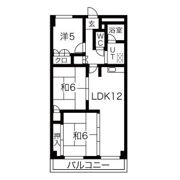千里グランドハイツ宮脇の間取り画像