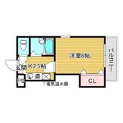 スタジオMの間取り画像