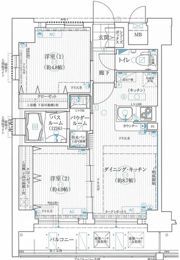 エステムコート難波サウスプレイスIIIラ・パークの間取り画像