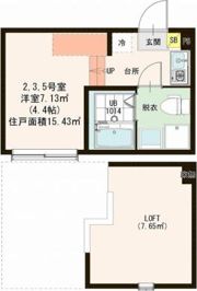 ハーモニーテラス西高島平の間取り画像
