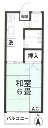 第二吉野コーポの間取り画像