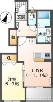 サクレクールの間取り画像