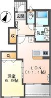 サクレクールの間取り画像